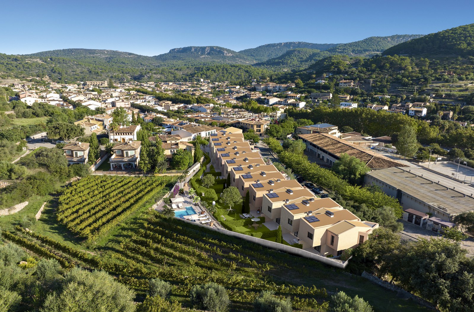 Reihenvilla in malerischem Dorf auf Mallorca