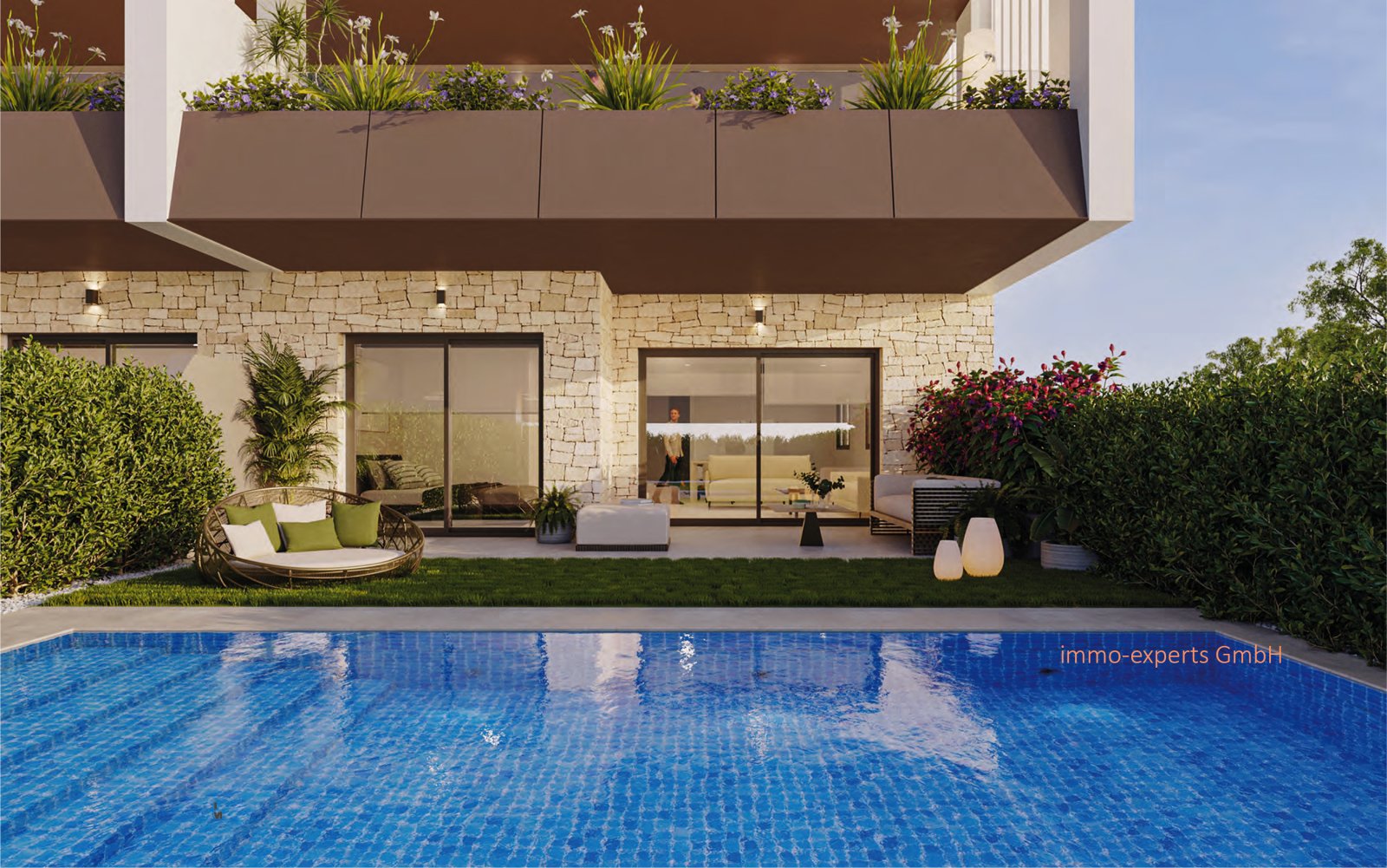 Meerblick - Maisonette mit Dachterrasse, nur 100m zum Meer