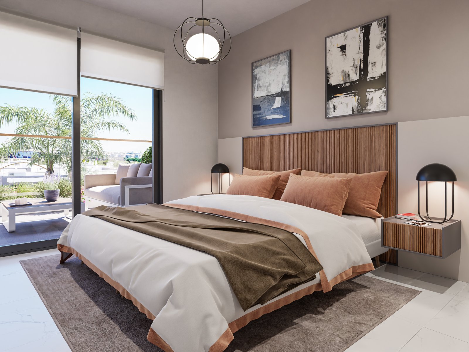 Geräumige Wohnung zwischen zwei Lagunen in Torrevieja